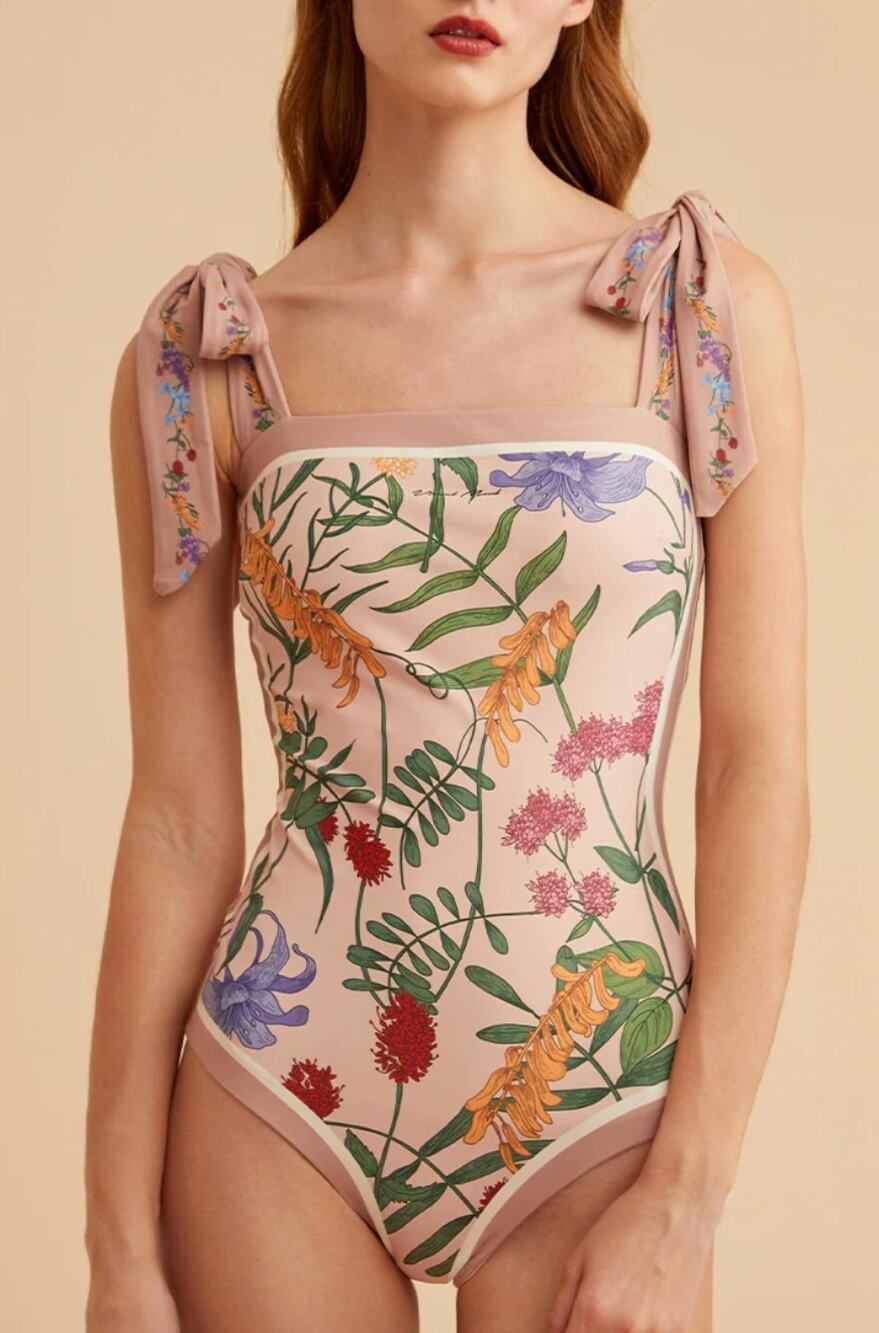 Joanna Reversible Tie-shoulder One Piece Swimsuit XL
